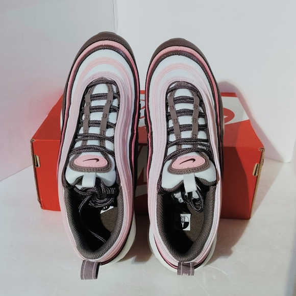 Nike Air Max 97 (GS) Size 7Y Youth or Men (Women'8.5) 25 cm. Violet ore , pink g - Picture 9 of 12